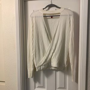 LIGHT WEIGHT CHOKER KNIT SWEATER